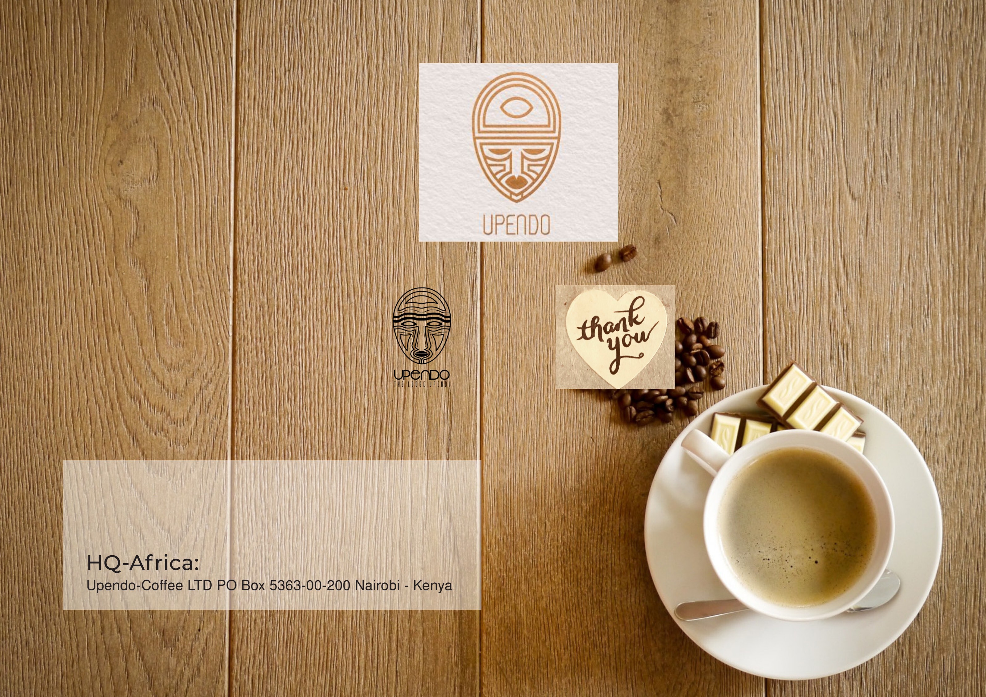 Upendo coffee branding
